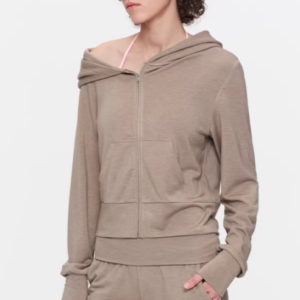 Relaxed Edge One-Shoulder Sweatshirt