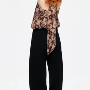 Golden Paisley Halter Camisole